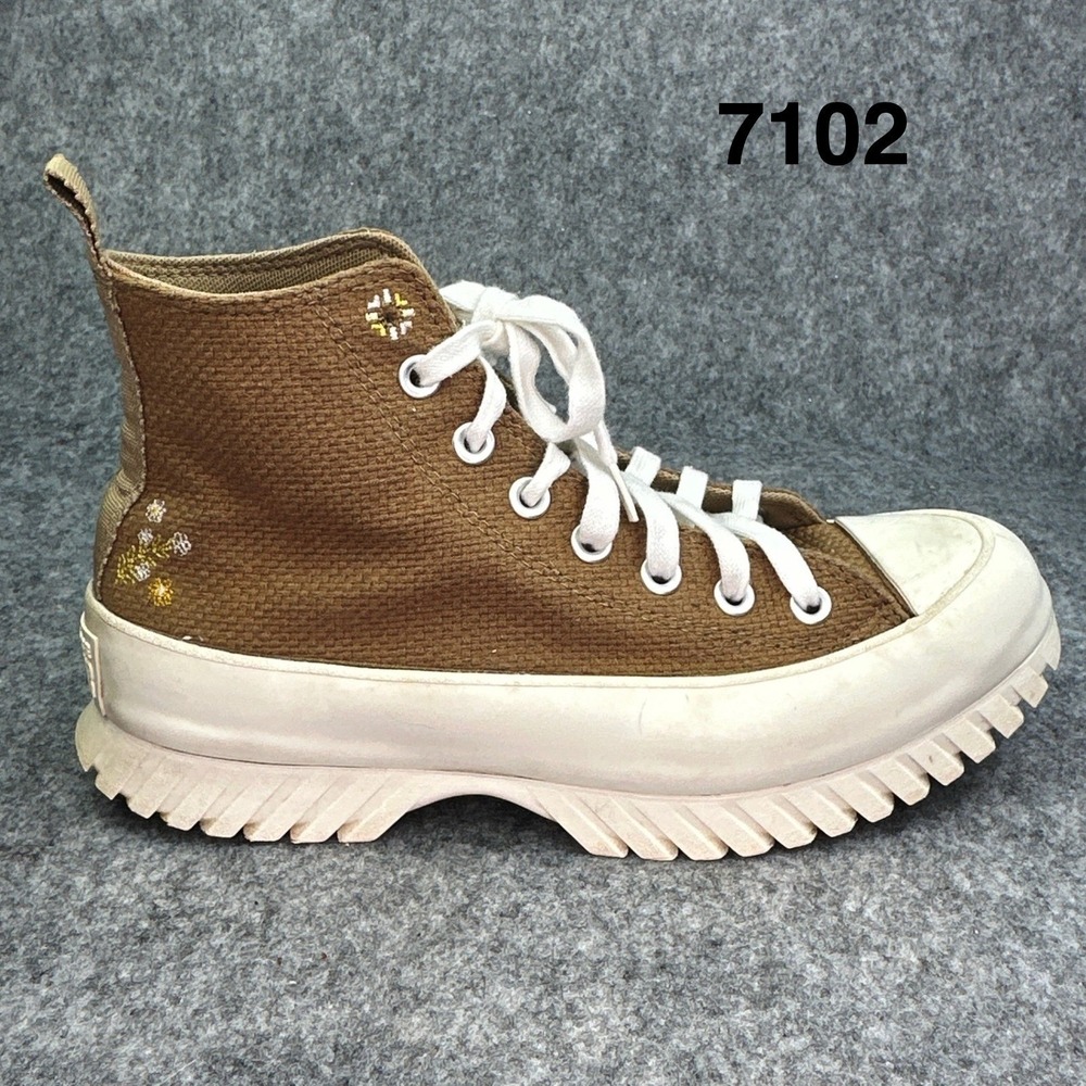Converse Run Star Hike High Top Brown Platform Lug Sole Women's 8.5 Men's 6.5